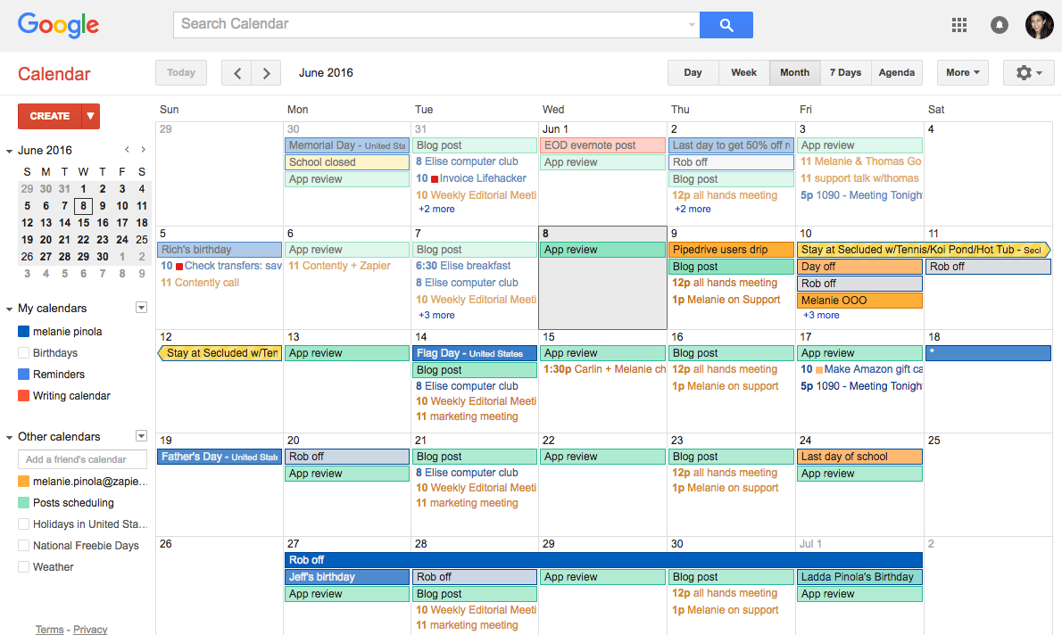 Calendar Options For Both Mac And Pc